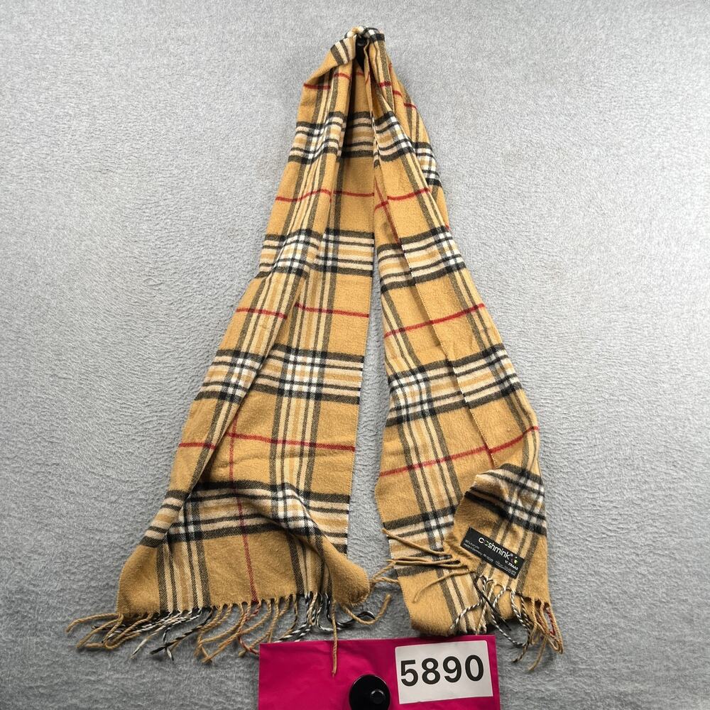 Cashmink V. Frass Nova Check Scarf Unisex Casual Classic